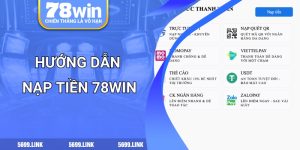 Hướng dẫn nạp tiền 78win