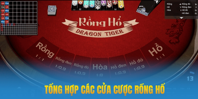 Tổng hợp các cửa cược Rồng Hổ